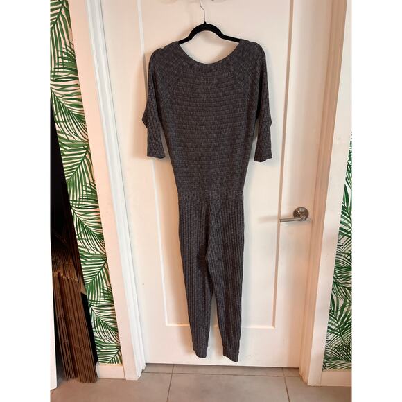 Michael Stars Heather Gray Rex Ribbed Jumpsuit Size XS - Picture 2 of 6